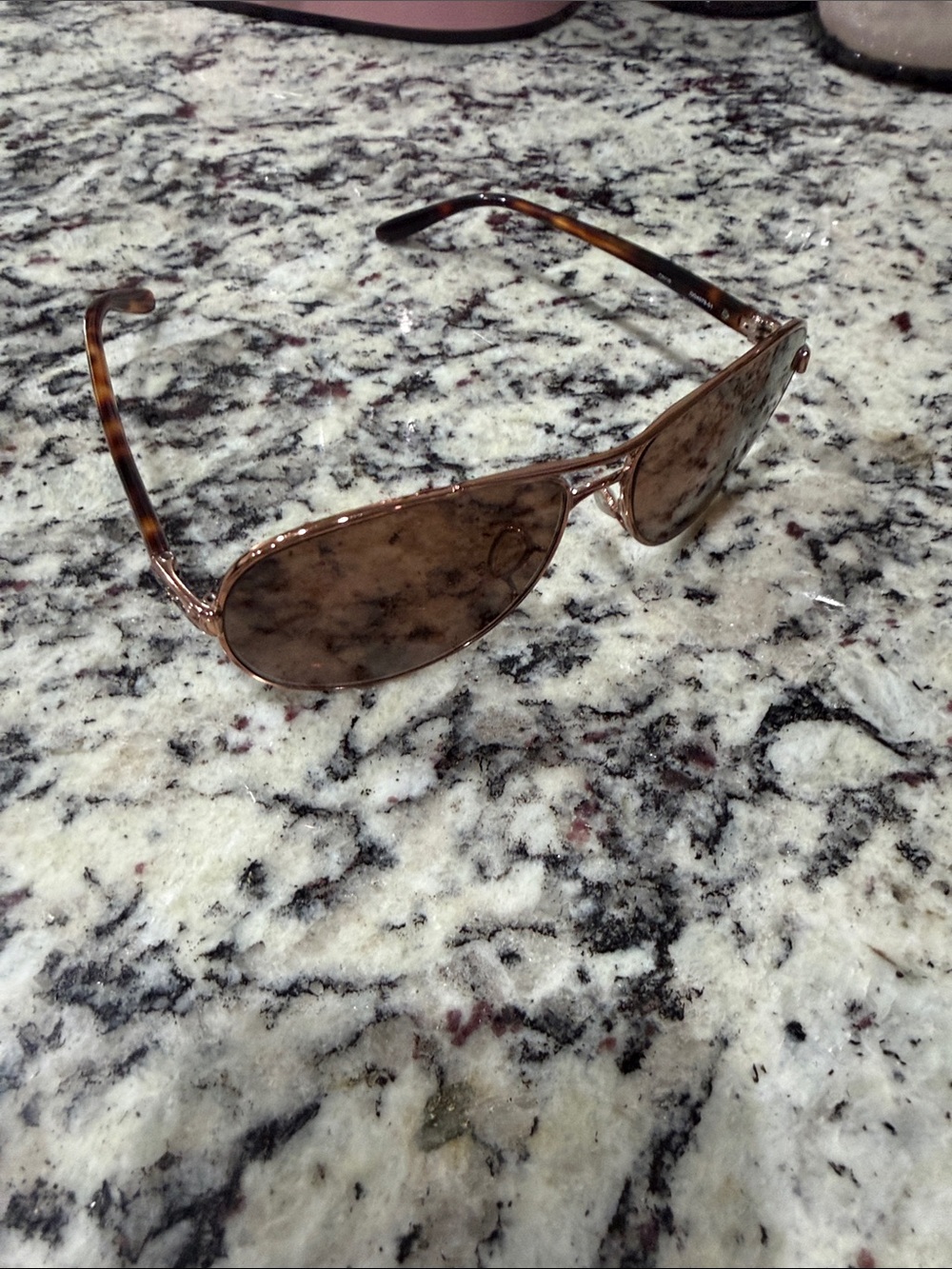 Oakley FRAMES ONLY Women's Rose Gold Aviator glasses - Picture 4 of 5
